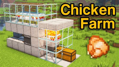 You have to use a hopper minecart, glitch it inside an upside-down slab, and then spawn the chickens with a dispenser inside that slab with lava on top. . Minecraft cooked chicken farm
